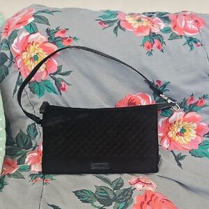 Vera Bradley Black Quilted Clutch